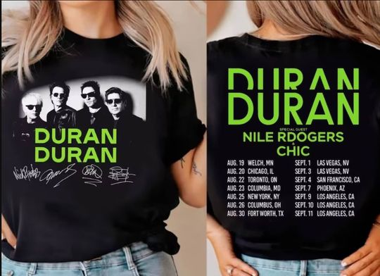 Discover Graphic Duran Duran Future Past Tour T-Shirt