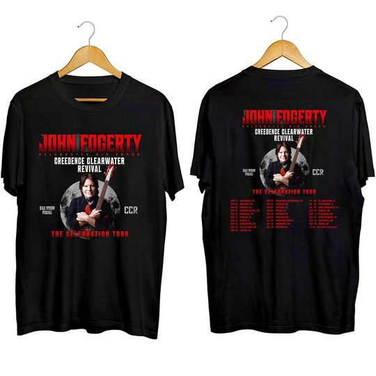 Discover John Fogerty Celebration Tour 2023 Shirt, John Fogerty 2023 Concert Shirt