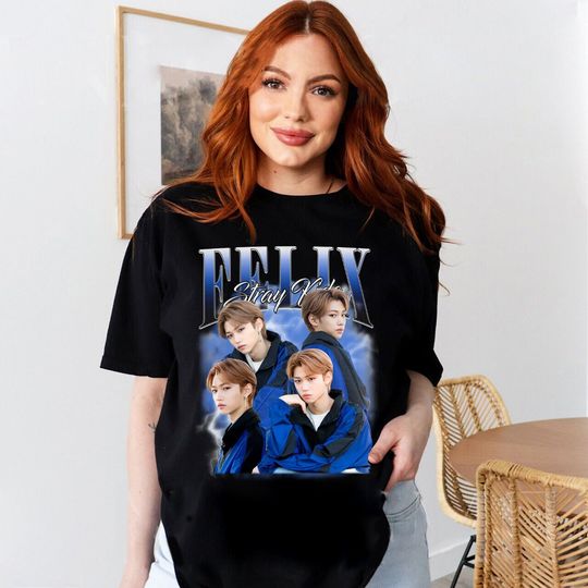 Discover Vintage Stray Kids Felix Lee Shirt