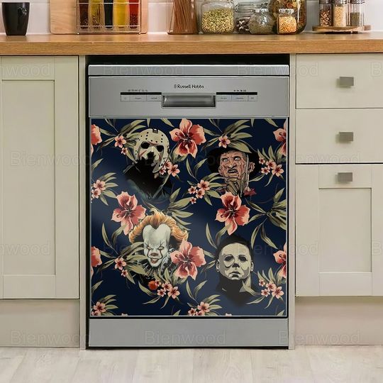 Discover Horror Movie Themed Dishwasher Cover