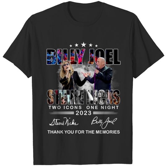Discover Billy Joel n Stevie Nicks Tour 2023 Shirt