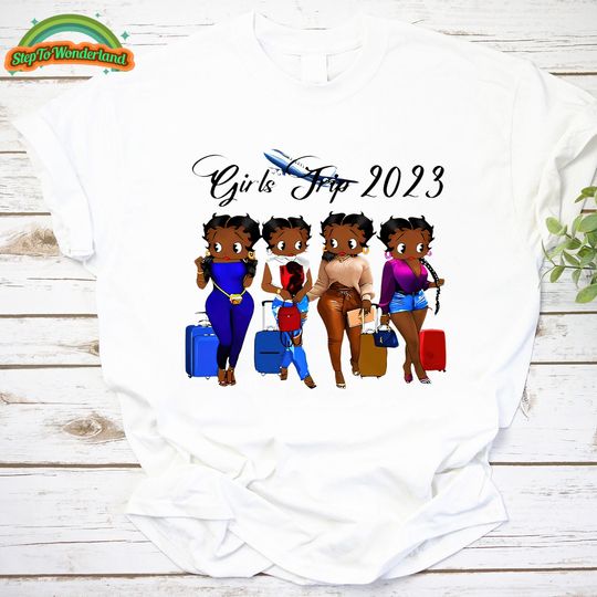Discover Black Betty Boop Girls Trip Tshirt