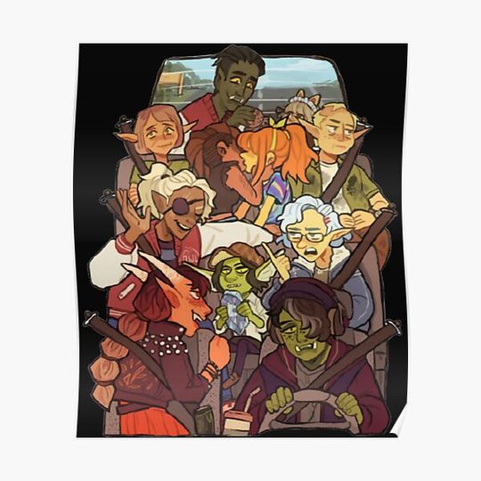 Discover Dimension 20 Premium Matte Vertical Poster