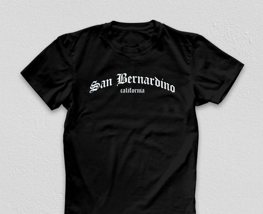 Discover San Bernardino California Olde English Shirt, Inland Empire,
