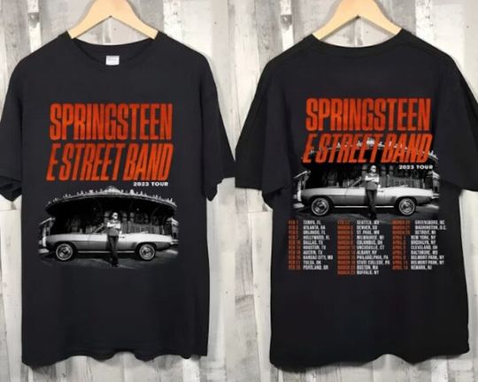 Discover Bruce Springsteen And The E Street Band Tour 2023 T-Shirt