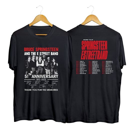 Discover Bruce Springsteen and The E Street Band 2023 Tour Shirt