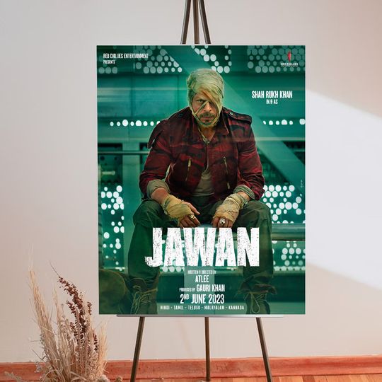 Discover jawan movie 2023 poster