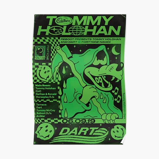 Discover Tommy Holohan Rave Poster Premium Matte Vertical Poster