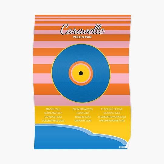 Discover Caravelle Polo & Pan Album Poster Premium Matte Vertical Poster