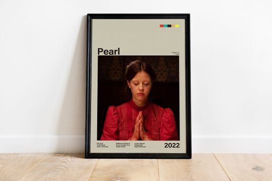 Discover Pearl Poster | Ti West | Minimalist Movie Poster