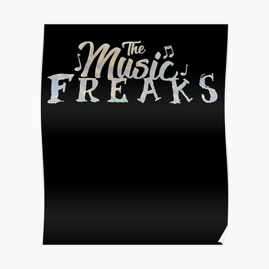 Discover RosyClozy - THE MUSIC FREAKS Premium Matte Vertical Poster