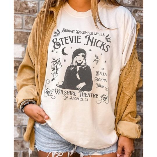 Discover Vintage Stevie Nicks Shirt , Stevie Nicks merch shirt