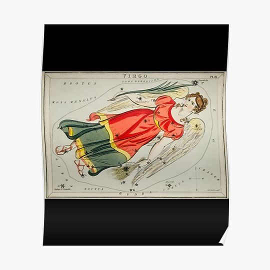 Discover Virgo - Earth Signs Premium Matte Vertical Poster
