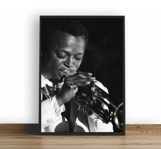 Discover Miles Davis Poster Jazz Music Poster
