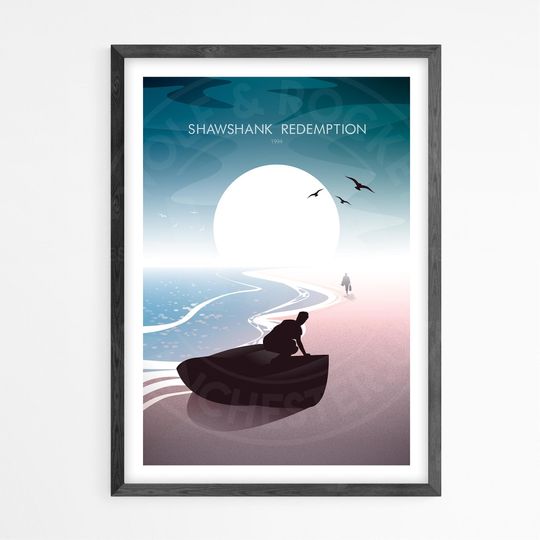 Discover Shawshank Redemption Movie poster | minimalist poster