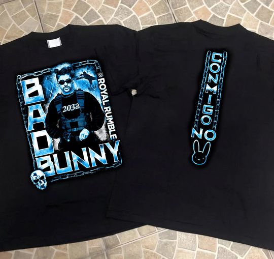 Discover Bad Bunny x Royal Rumble T-Shirt