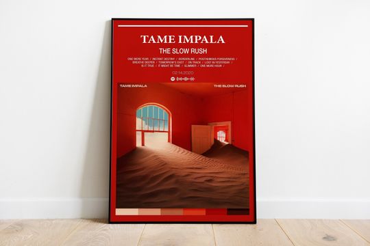 Discover Tame Impala The Slow Rush Album Poster |