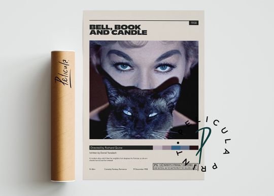 Discover Bell, Book and Candle | Richard Quine | Minimalist Movie Poster