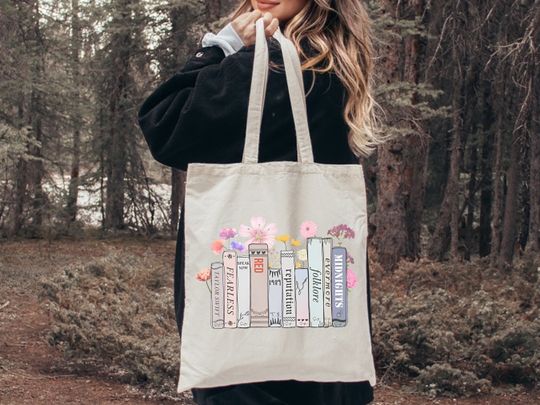 Discover Albums As Books Tote Bag