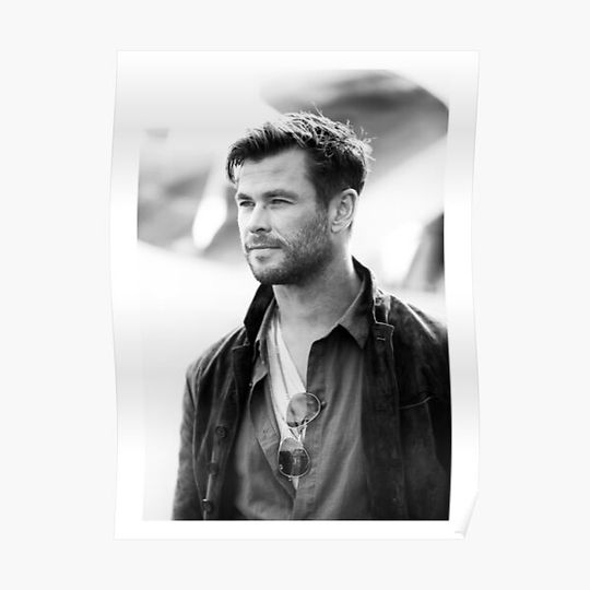 Discover chris hemsworth Premium Matte Vertical Poster