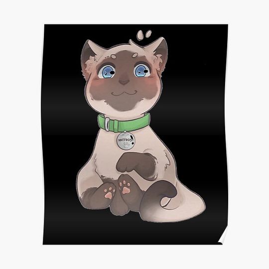 Discover antfrost - Happy Cat Premium Matte Vertical Poster