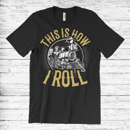 Discover Train Enthusiast T-Shirt - Railroad Theme