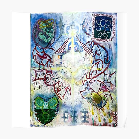 Discover Bladee art Benjamin Reichwald Valencia Sunset Premium Matte Vertical Poster