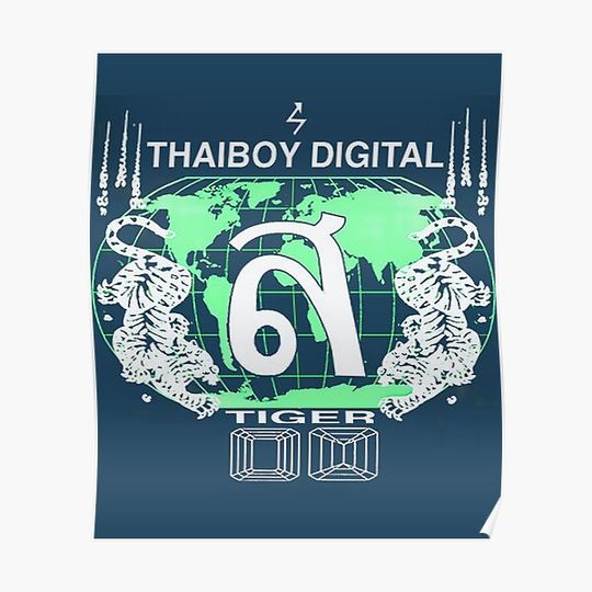 Discover Thaiboy Digital - Tiger Premium Matte Vertical Poster