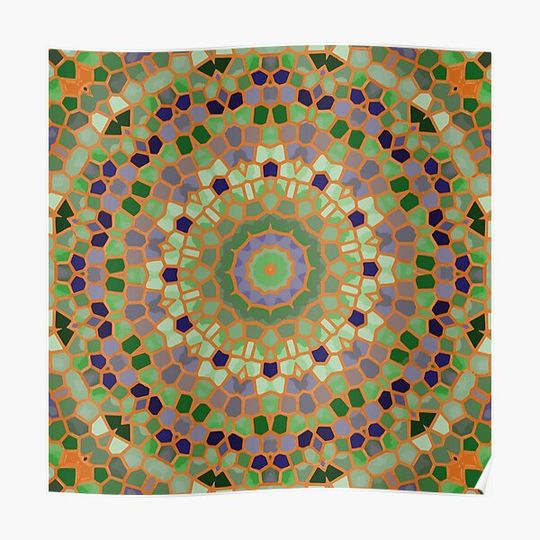 Discover Mosaic 4l ver. 2 Premium Matte Vertical Poster