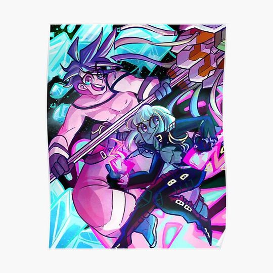 Discover Promare! Premium Matte Vertical Poster