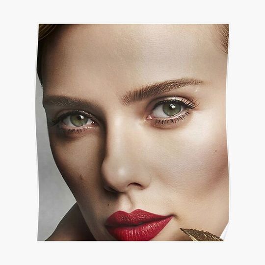 Discover Scarlett Johansson Pretty Premium Matte Vertical Poster