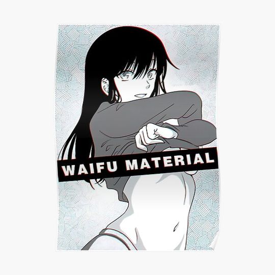 Discover Anime Girl Premium Matte Vertical Poster