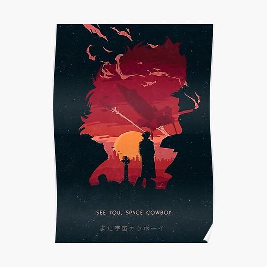 Discover Bebop Space Cowboy Premium Matte Vertical Poster