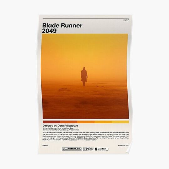 Discover Blade Runner 2049 Poster Premium Matte Vertical Poster