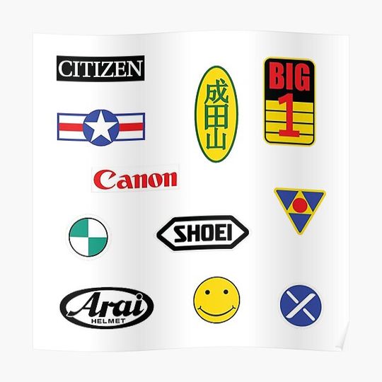 Discover Kaneda's Stickers Premium Matte Vertical Poster