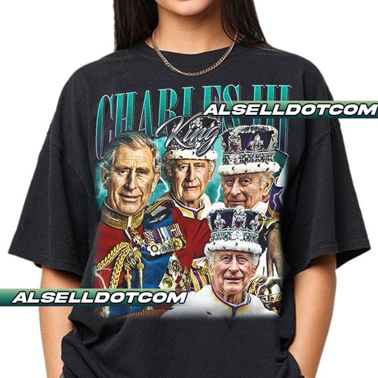 Discover Limited King Charles III Vintage T-Shirt