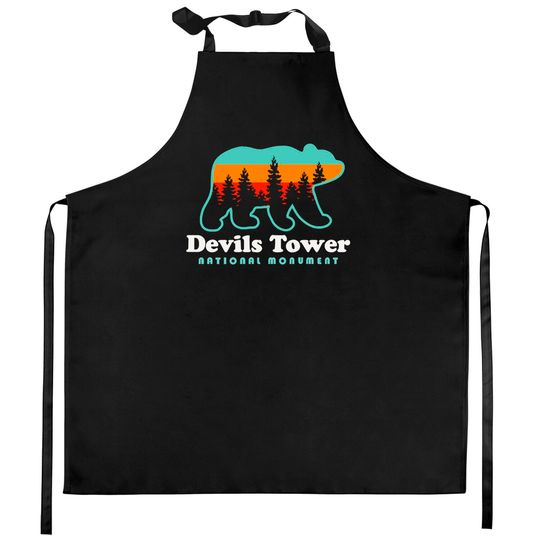 Discover Devils Tower Devils Tower National Monument Wyoming Black Hills Kitchen Aprons