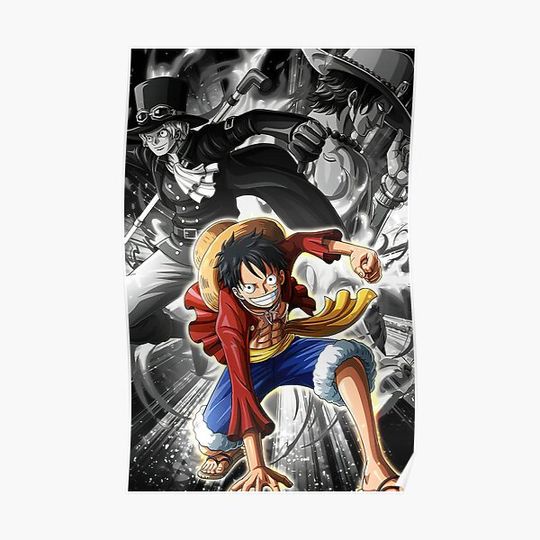 Discover One Piece Luffy Premium Matte Vertical Poster