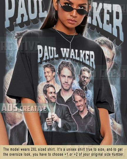 Discover Limited Paul Walker Vintage shirt 90s Grapic Tee Unisex Dominic Toretto Tshirt