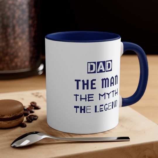 Discover Father's Day Coffee Mug - Dad The Man. The Myth. The Legend.
