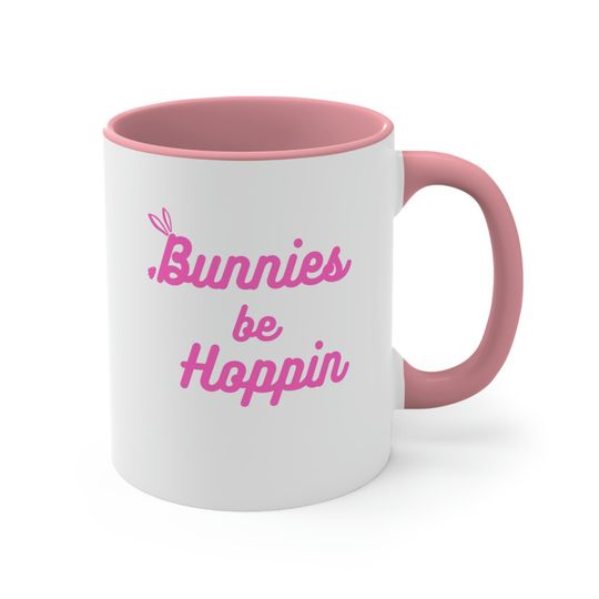 Discover Bunnies Be Hoppin Easter Accent Coffee Accent Mug