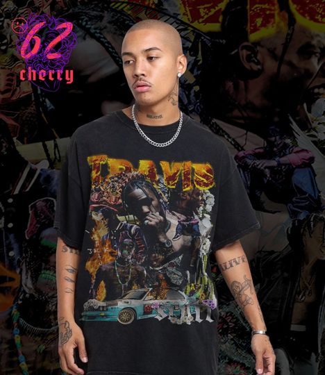 Discover Travis Vintage 90s T-shirt, Travis Tee