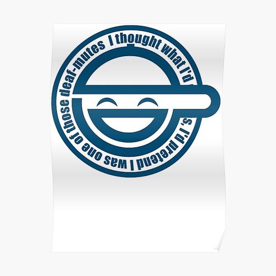 Discover Laughing Man - GHOST IN THE SHELL Classic Premium Matte Vertical Poster