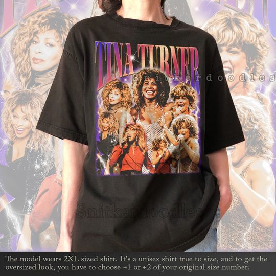 Discover Tina Turner 70s Music Shirt, Graphic Bootleg T-Shirt, Tina Turner RIP 1939-2023 Shirt, Rock n Roll
