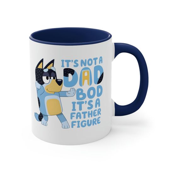 Discover It's Not a Dad Bod, It's a Father Figure Mug Accent Coffee Mug