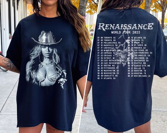Discover Renaissance Tour 2023 2sidesShirt, Renaissance Tee, Beyonce New Album