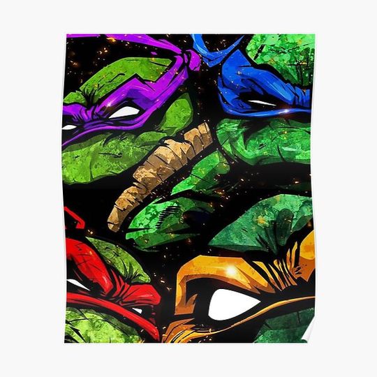 Discover ninja turtles Premium Matte Vertical Poster
