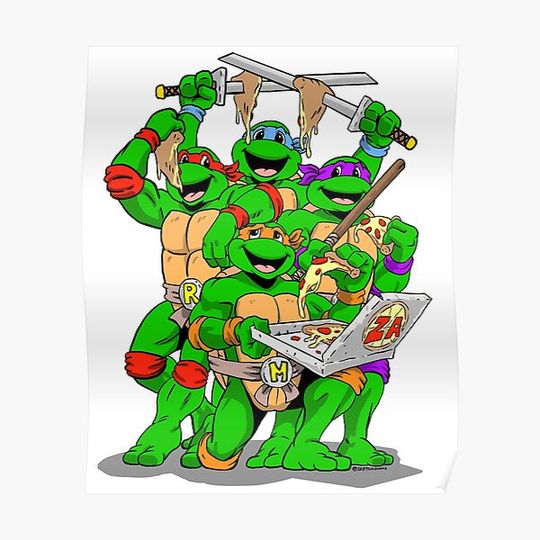 Discover Teenage Mutant Ninja Turtles Premium Matte Vertical Poster