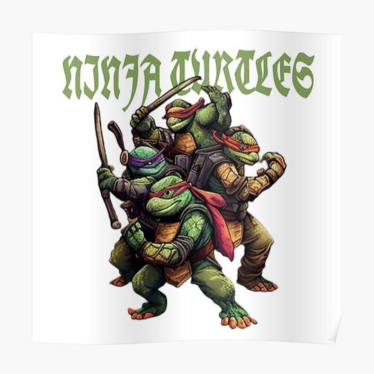 Discover NINJA TURTLES Premium Matte Vertical Poster