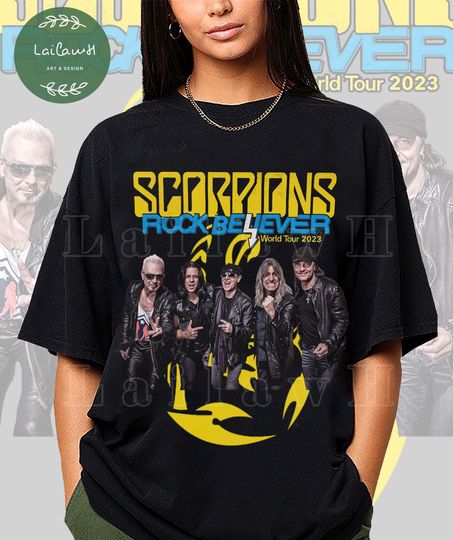 Discover Scorpions Rock Believer World Tour 2023  Shirt